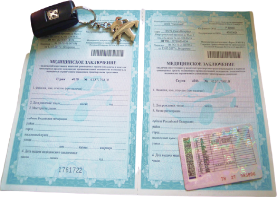 Медицинская справка для замены водительского удостоверения Алтуфьево и У в Бибирево, Алтыфьево